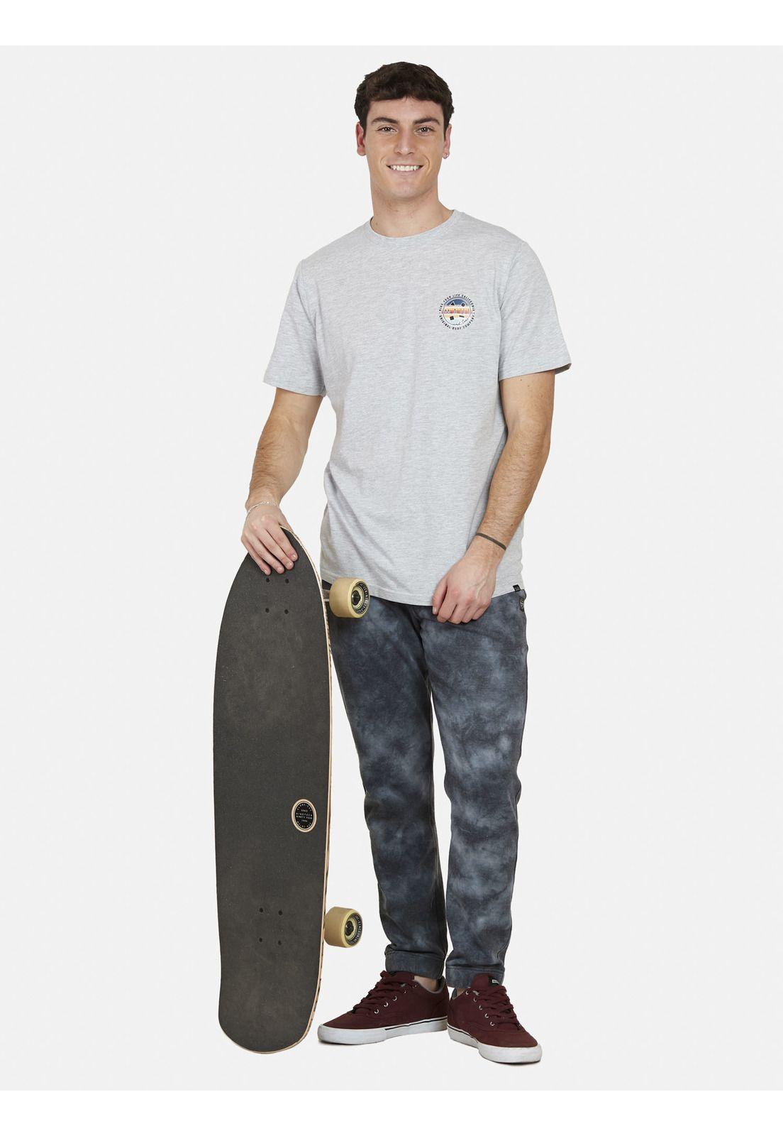 Polera COOKIE SURFER Hombre Gris Maui and Sons-3