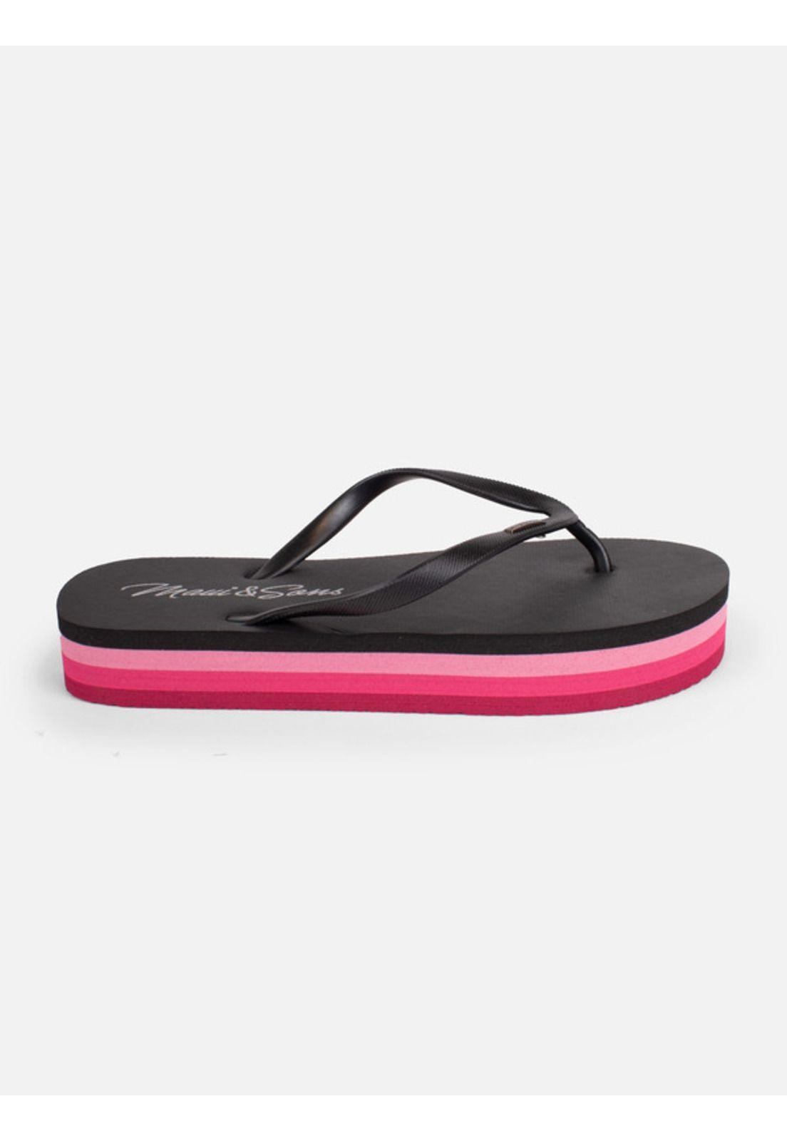 Sandalias Silver Flip-Flops Rosado Mujer Maui and sons-2