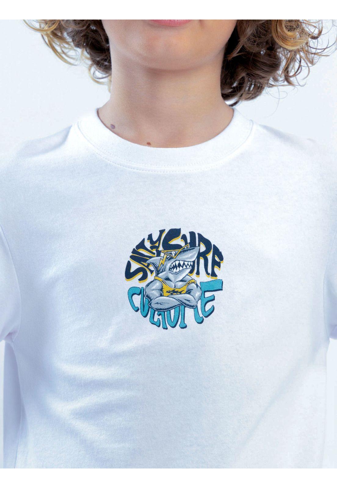 Polera ML Inland Blanco Infantil Maui And Sons-3