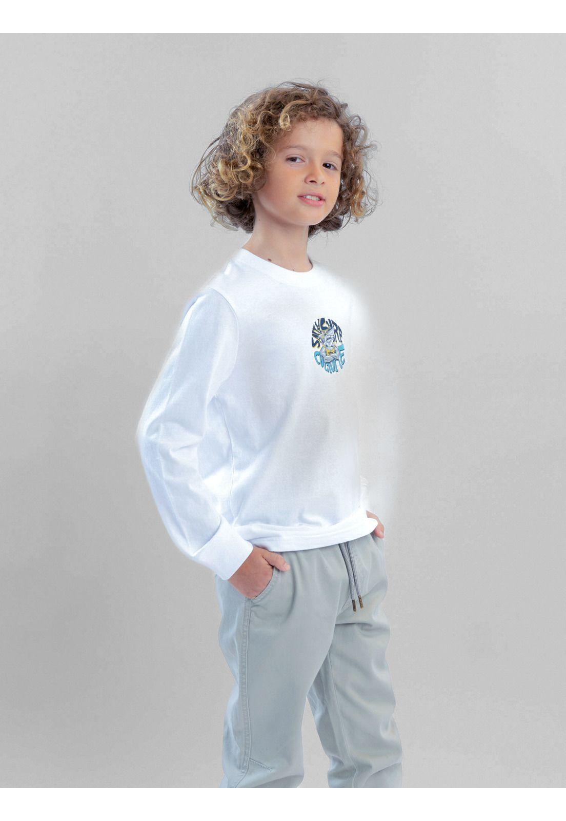 Polera ML Inland Blanco Infantil Maui And Sons-4