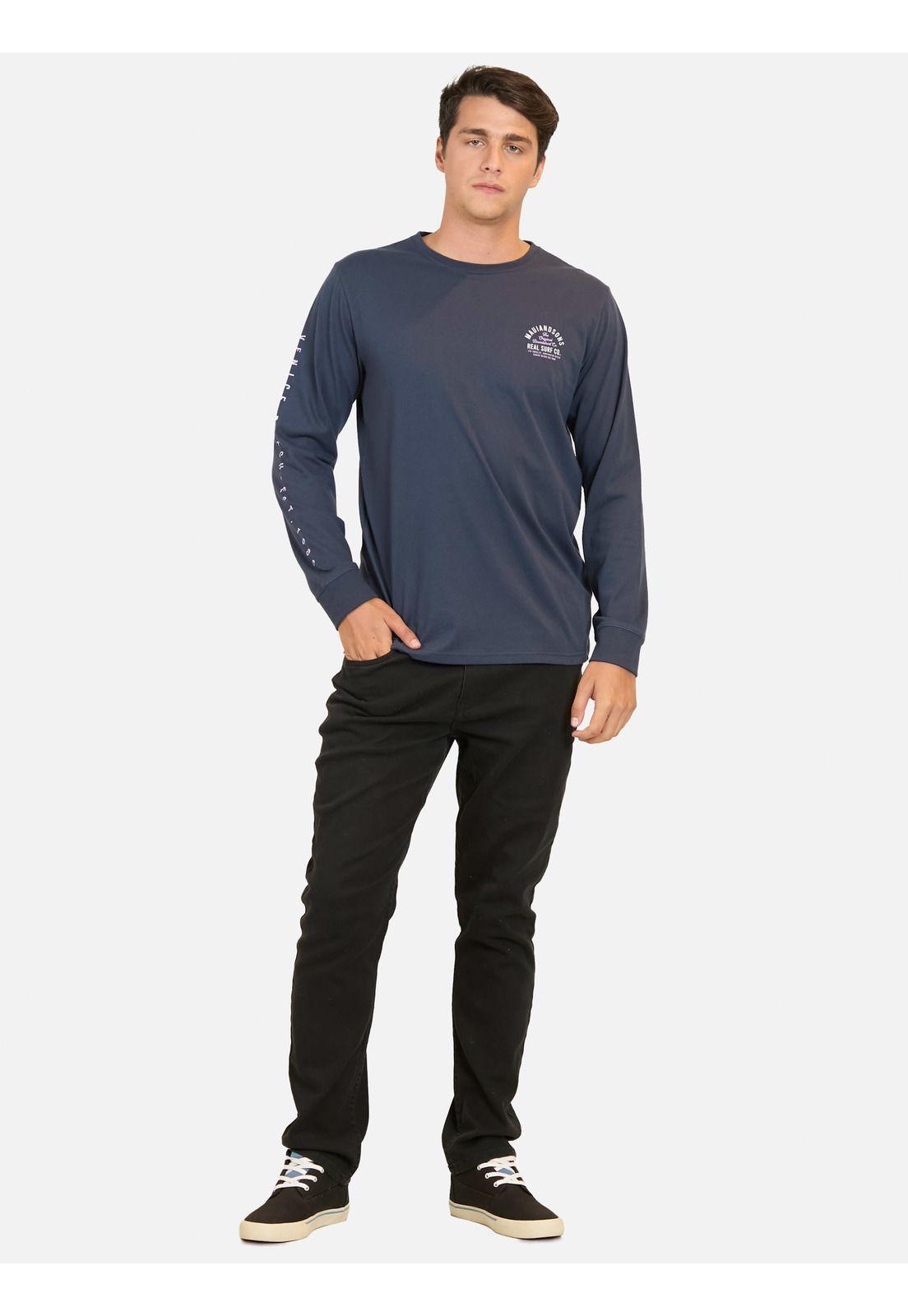 Polera Bacapor Azul Marino Hombre Maui And Sons-3