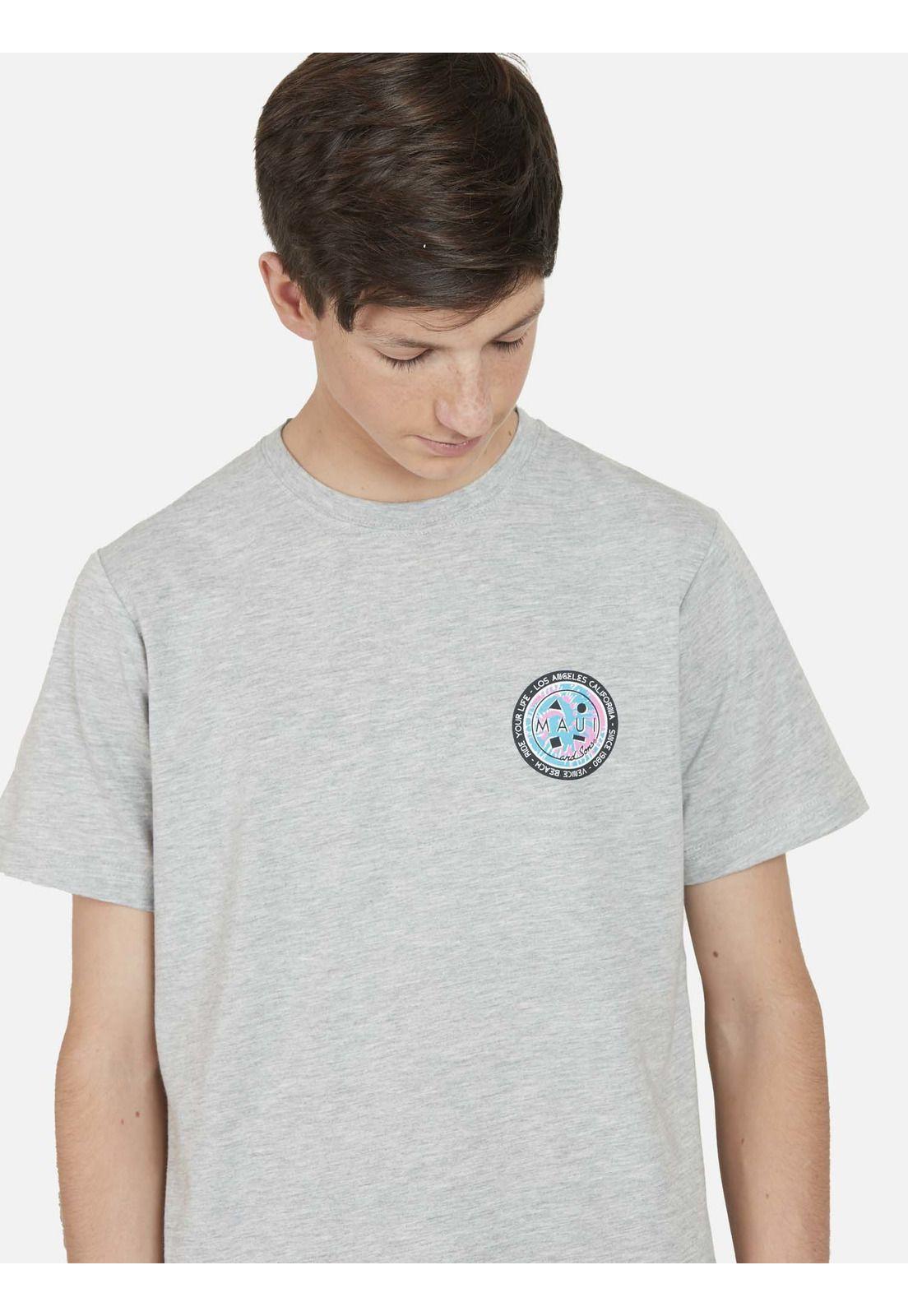 Polera BEACH DYE Juvenil Gris Maui and Sons-2