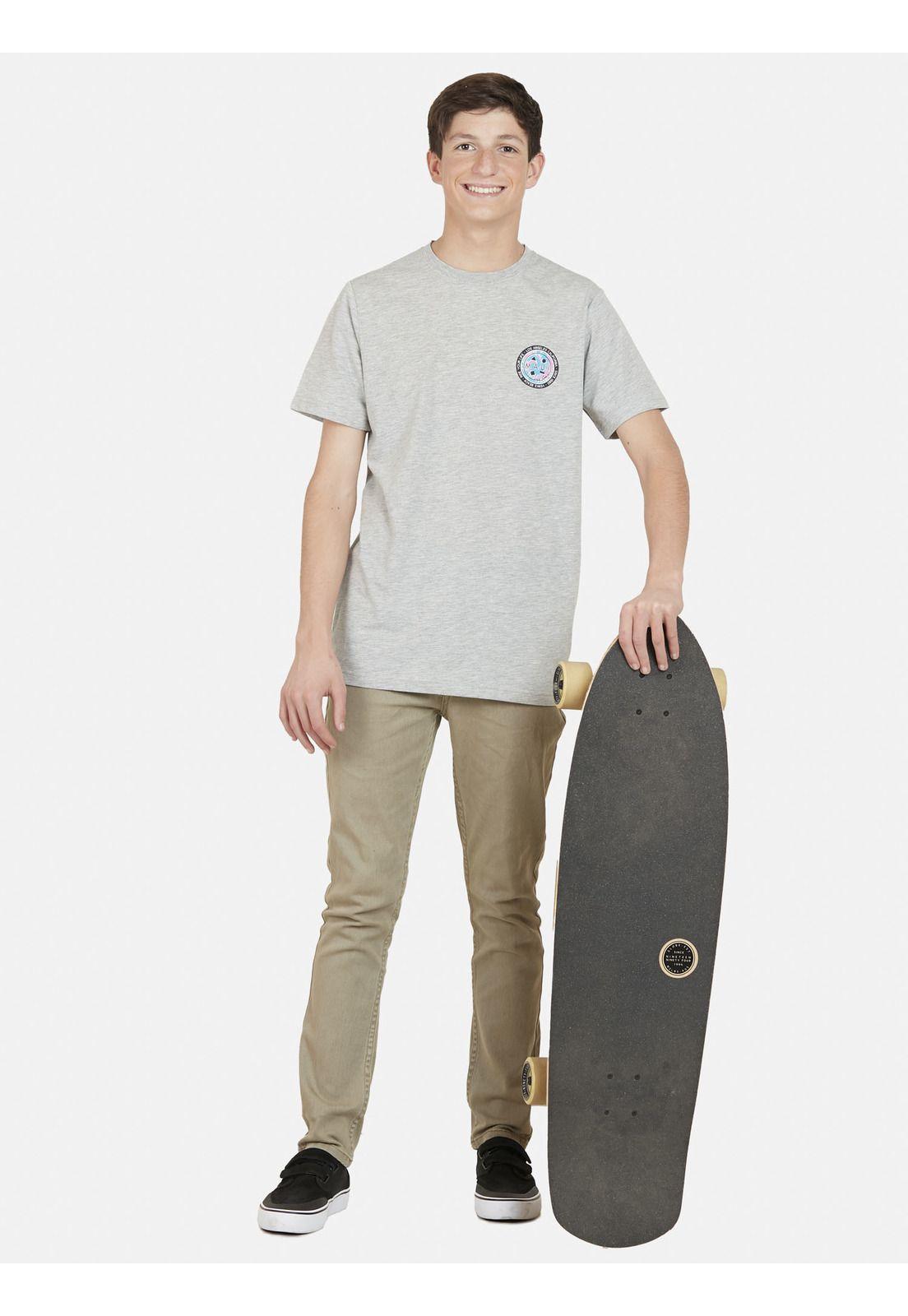 Polera BEACH DYE Juvenil Gris Maui and Sons-3