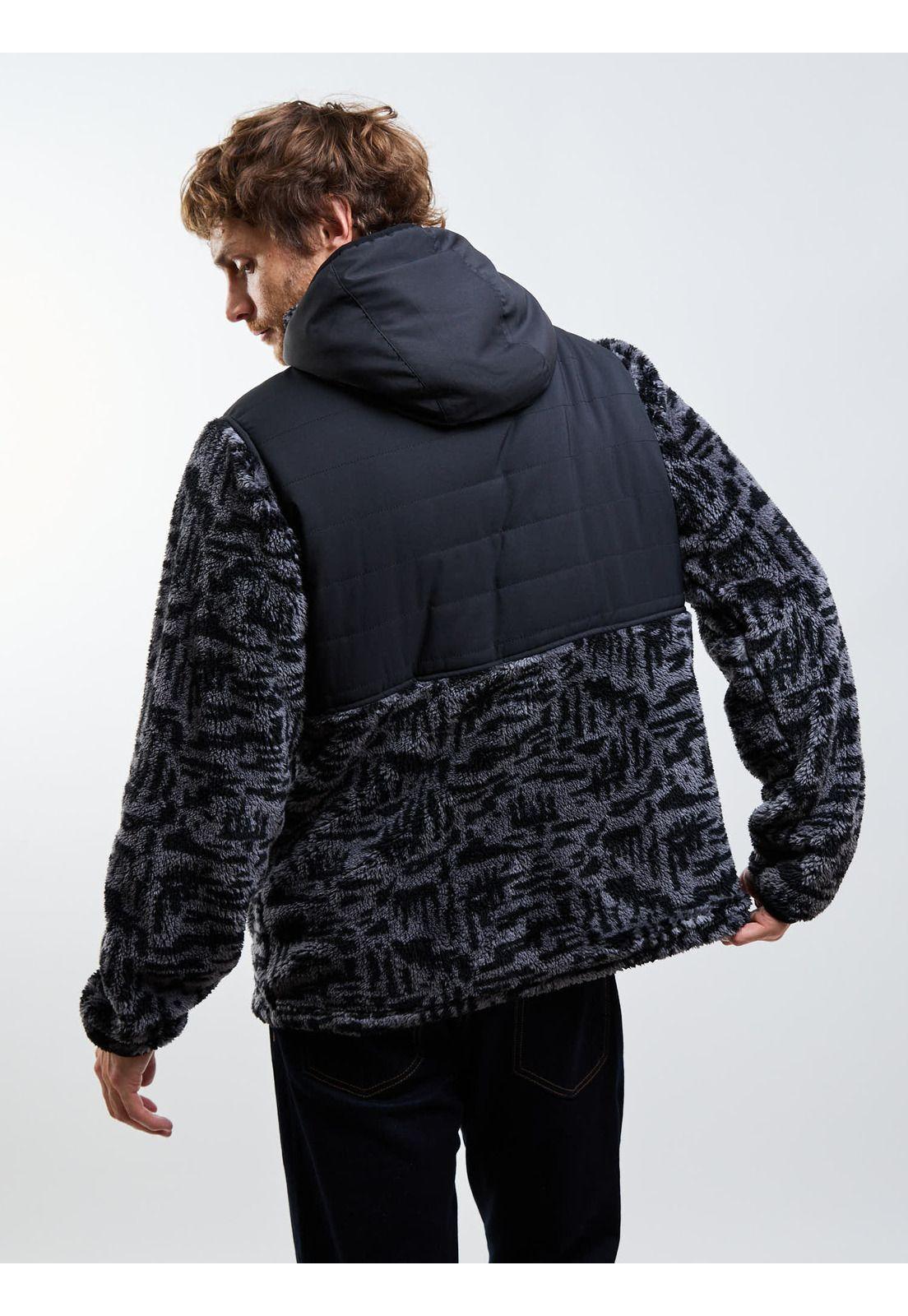 Poleron Chiporro Quilted Signs Multicolor Hombre Maui And Sons-1