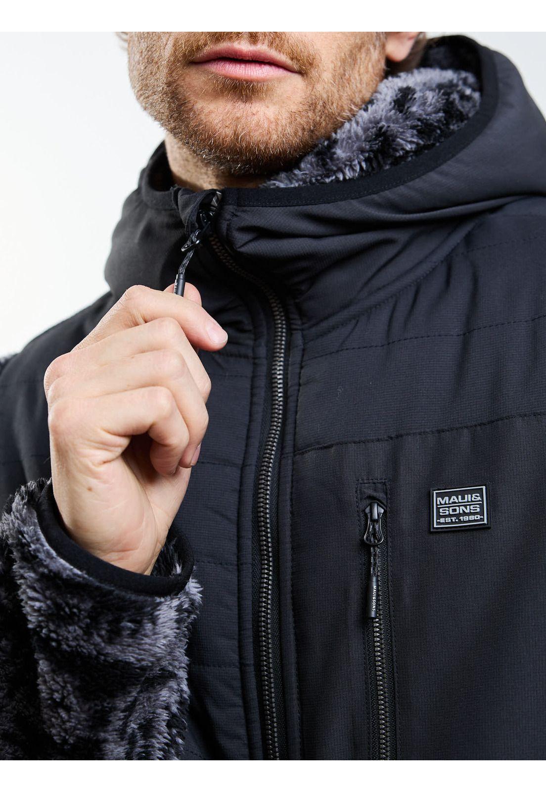 Poleron Chiporro Quilted Signs Multicolor Hombre Maui And Sons-3