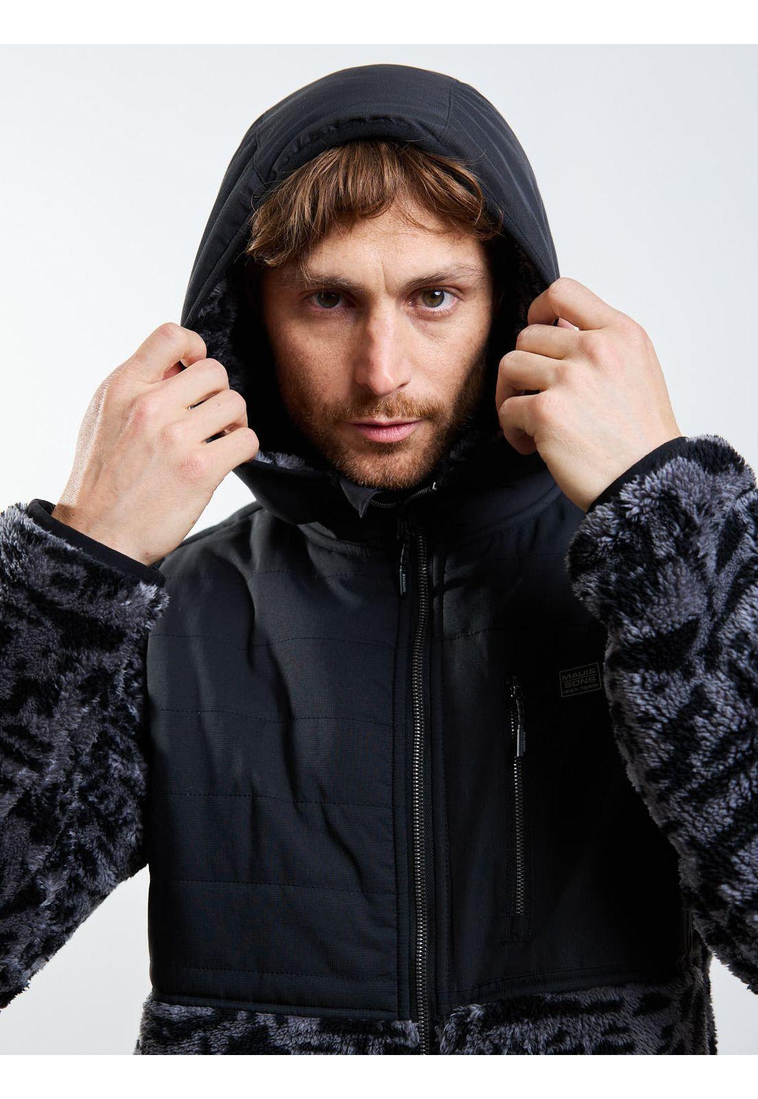 Poleron Chiporro Quilted Signs Multicolor Hombre Maui And Sons-6