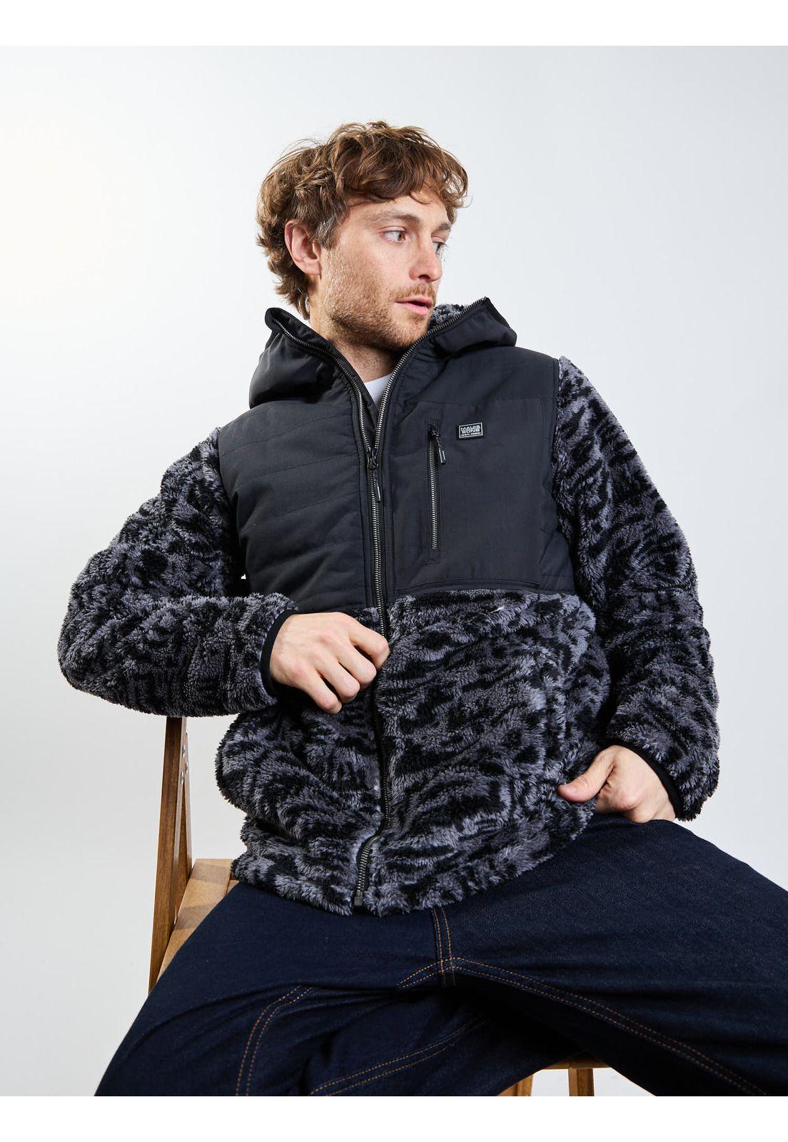 Poleron Chiporro Quilted Signs Multicolor Hombre Maui And Sons-8