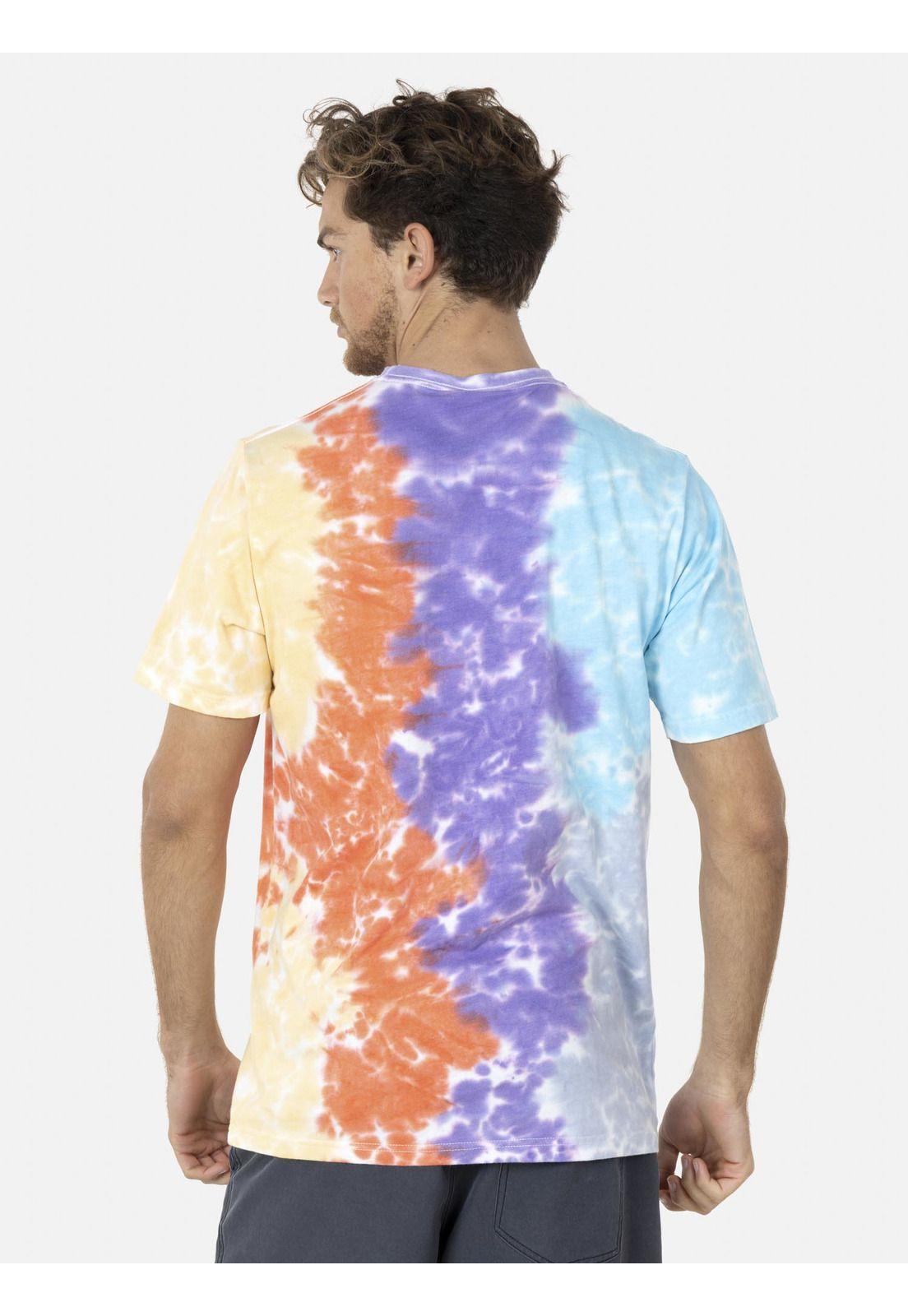 Polera MULTICOLOR TIE DYE Hombre Multicolor Maui and Sons-1