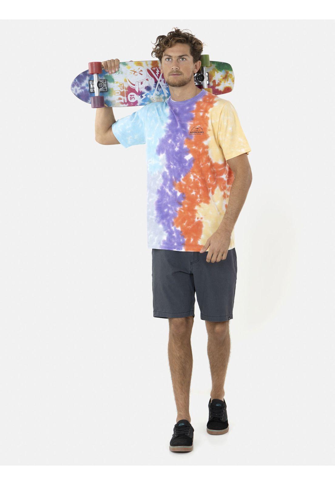 Polera MULTICOLOR TIE DYE Hombre Multicolor Maui and Sons-3