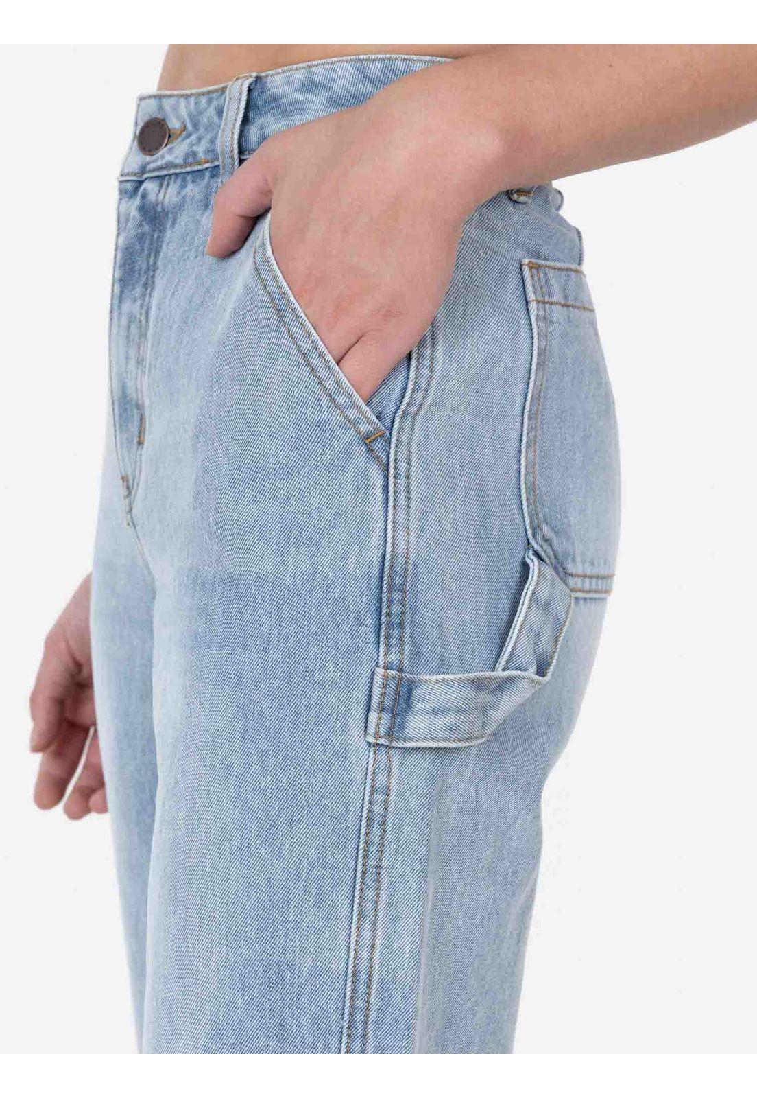 Pantalon Cargo Bay Mujer Celeste Maui And Sons-2