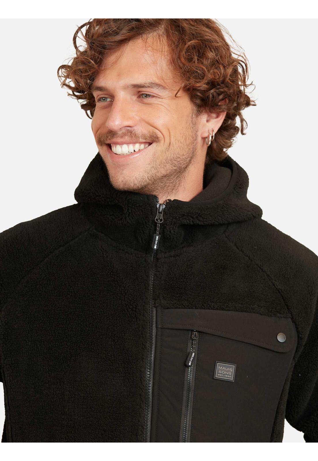 Poleron Chiporro Div Adventure Negro Hombre Maui And Sons-2