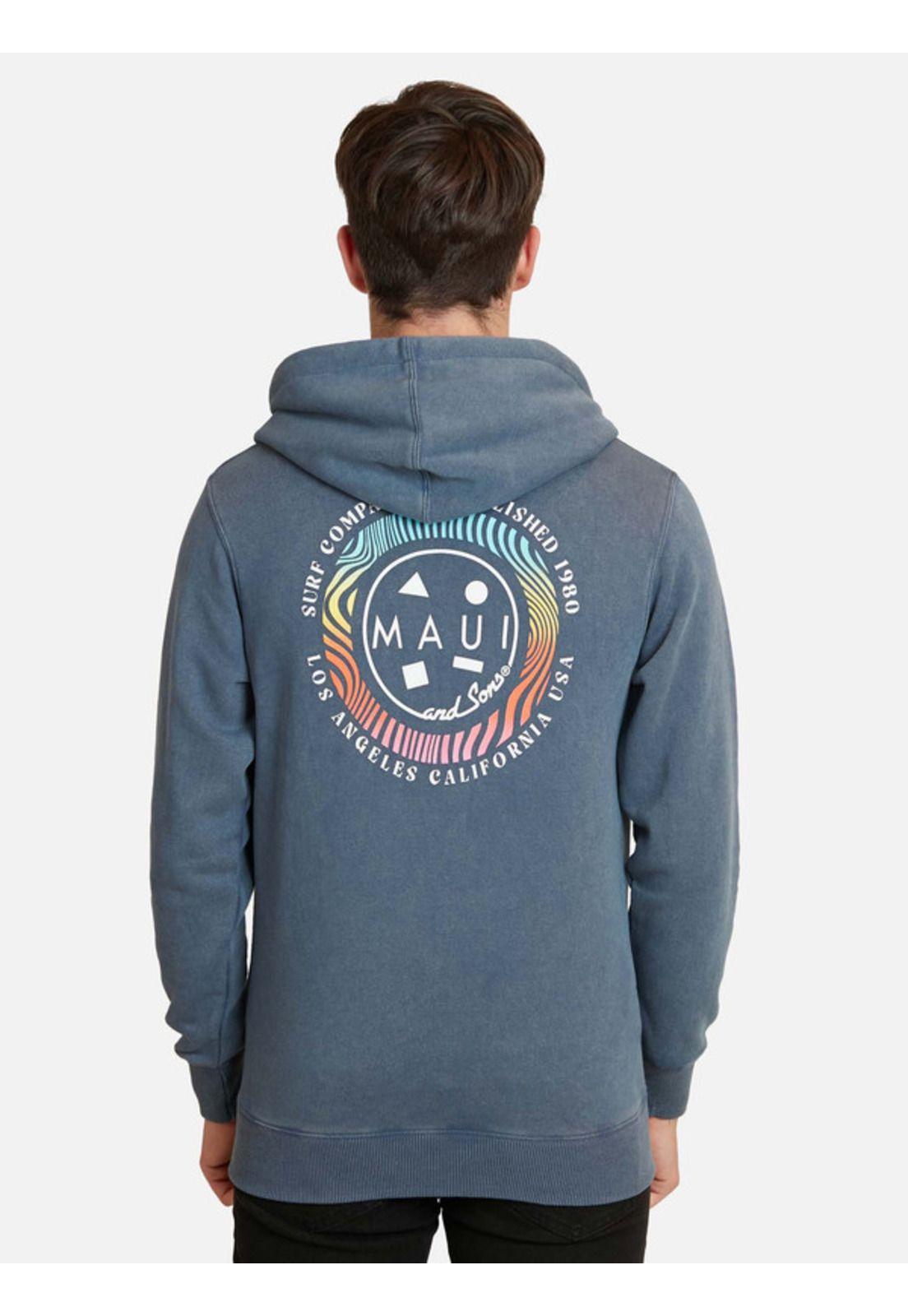Poleron Cookie Tribu Hoodie Juvenil Hombre Azul Maui And Sons-1