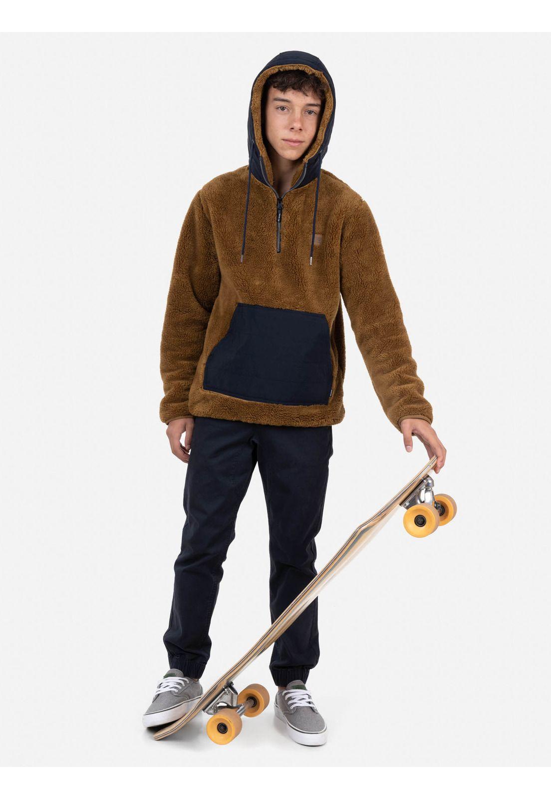 Poleron CLASSIC BITONE Juvenil Café Maui and Sons-3