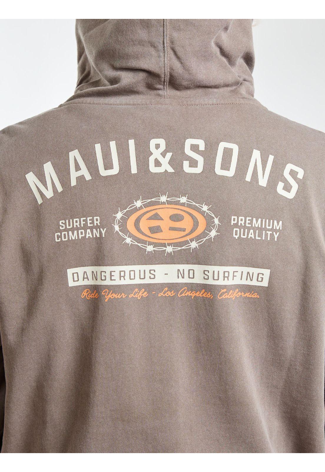 Poleron FZ Retro Surf Café Hombre Maui and Sons-3