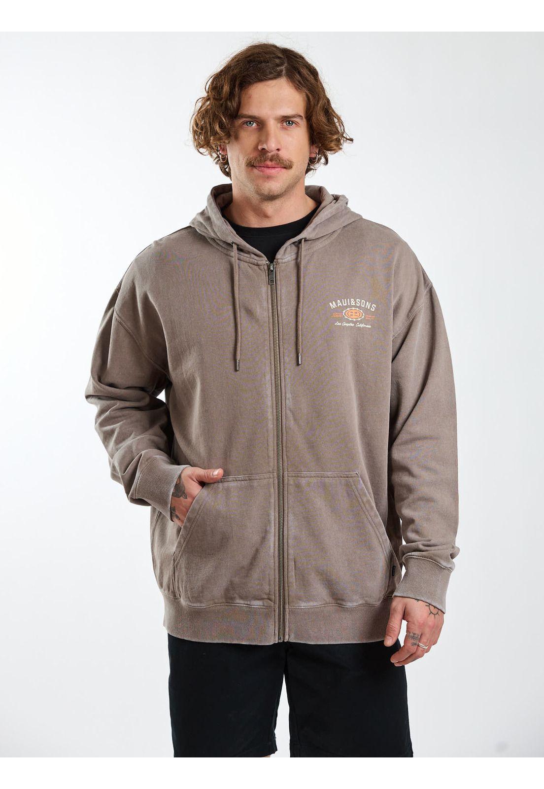 Poleron FZ Retro Surf Café Hombre Maui and Sons-6