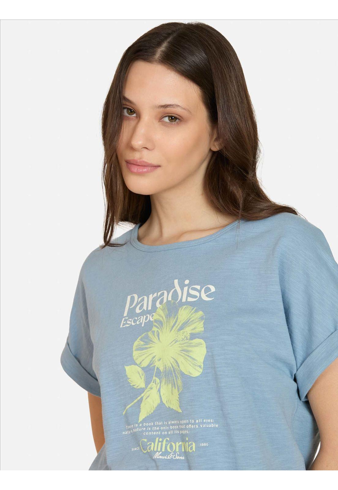 Polera MC Lunara Azul Mujer Maui And Sons-2