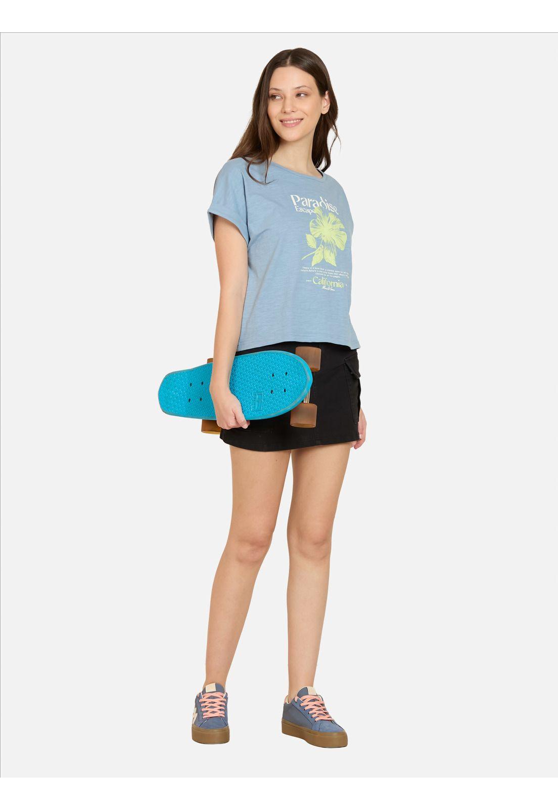 Polera MC Lunara Azul Mujer Maui And Sons-3