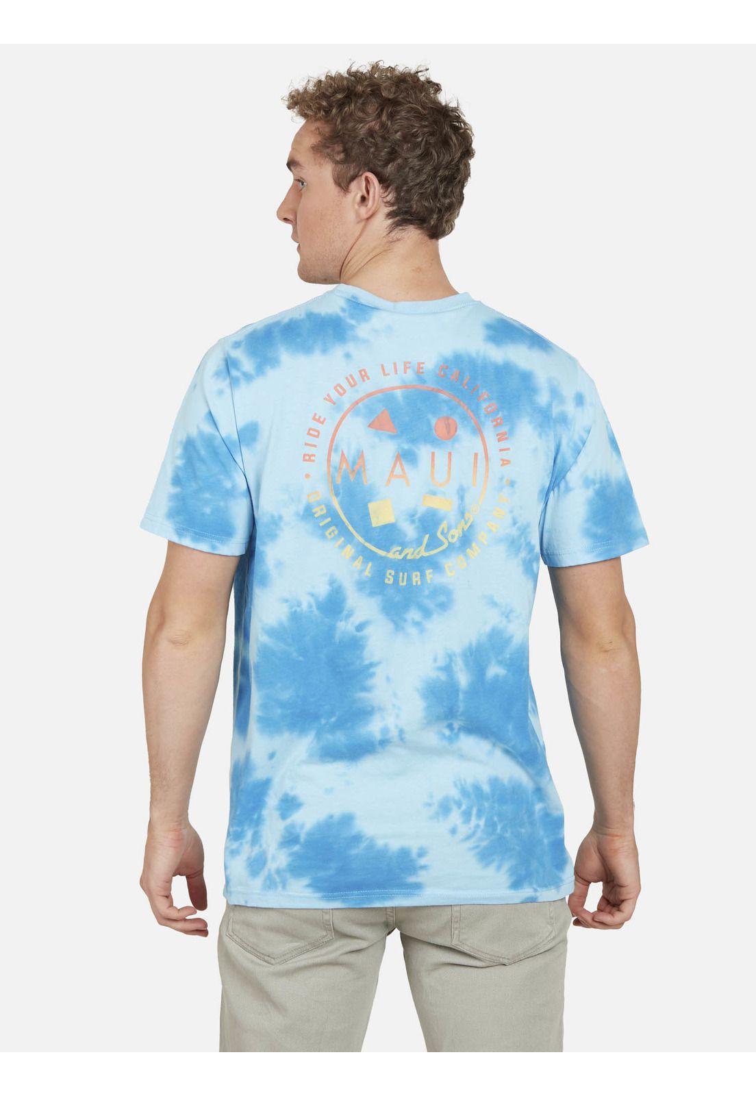 Polera SUN DAY TIE DYE Hombre Multicolor Maui and Sons-1