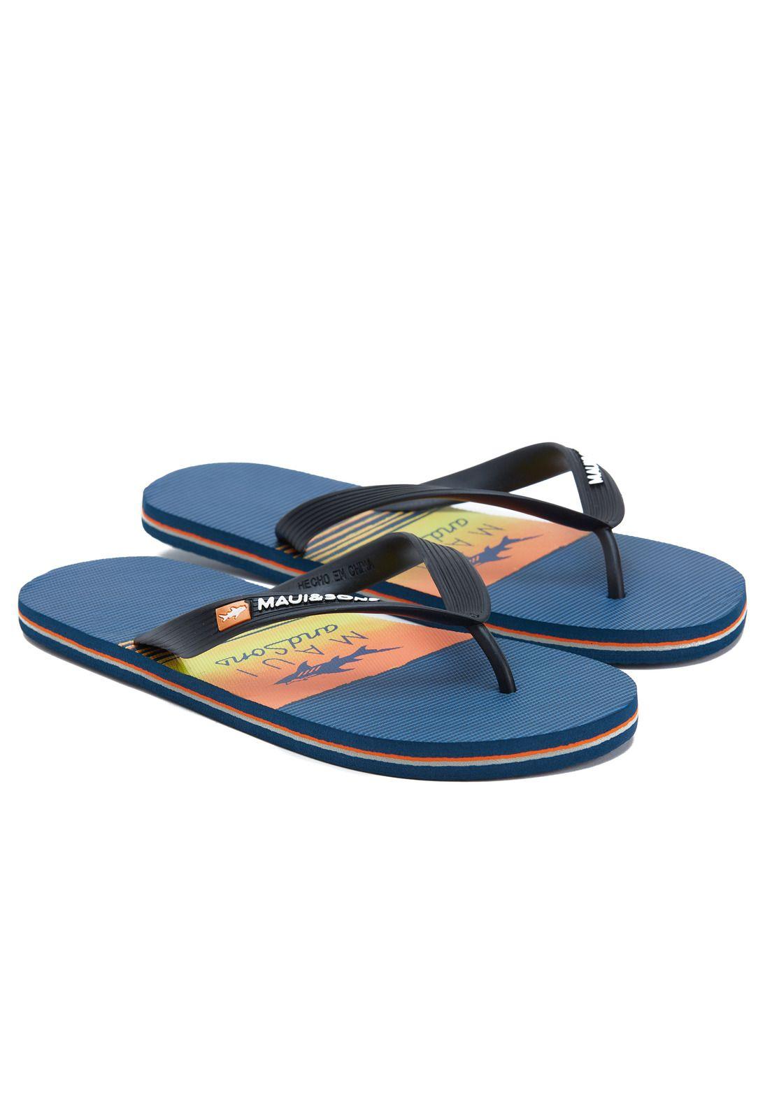 Sandalia Hombre Maui 5S1541-MV21 Azul-3