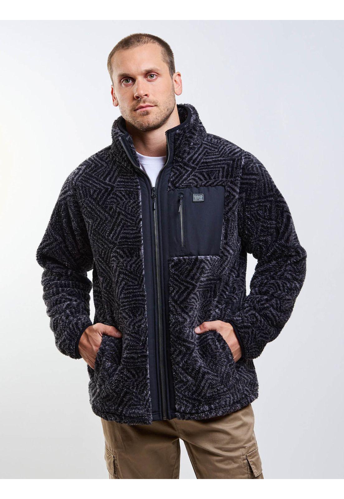 Poleron Chiporro Hatched Multicolor Hombre Maui And Sons-0