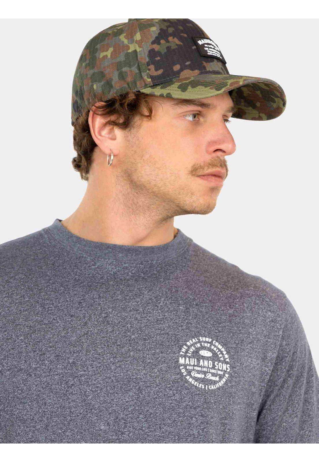 Polera MC Paise Cy Gris Hombre Maui And Sons-3