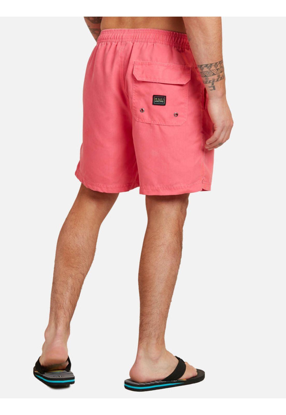 Traje De Baño Microfibra Classic Hombre Rosado Maui And Sons-1