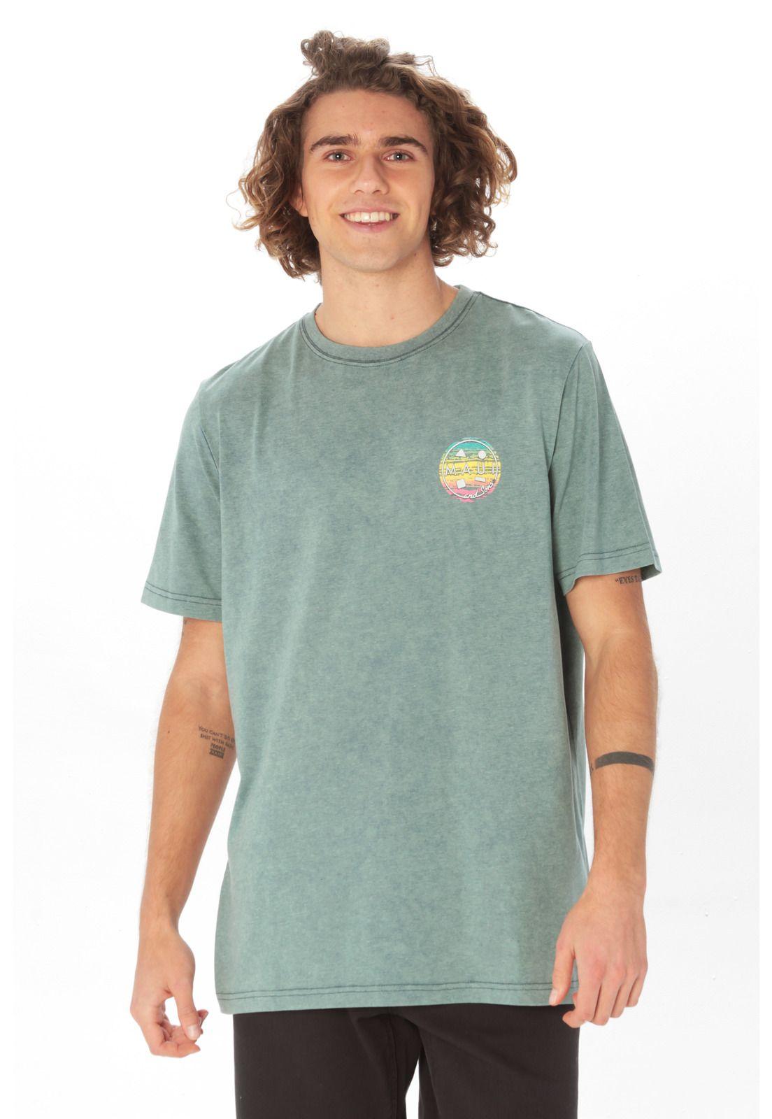 Polera M/C Basica Hombre 5P1061-MV21 Azul-0