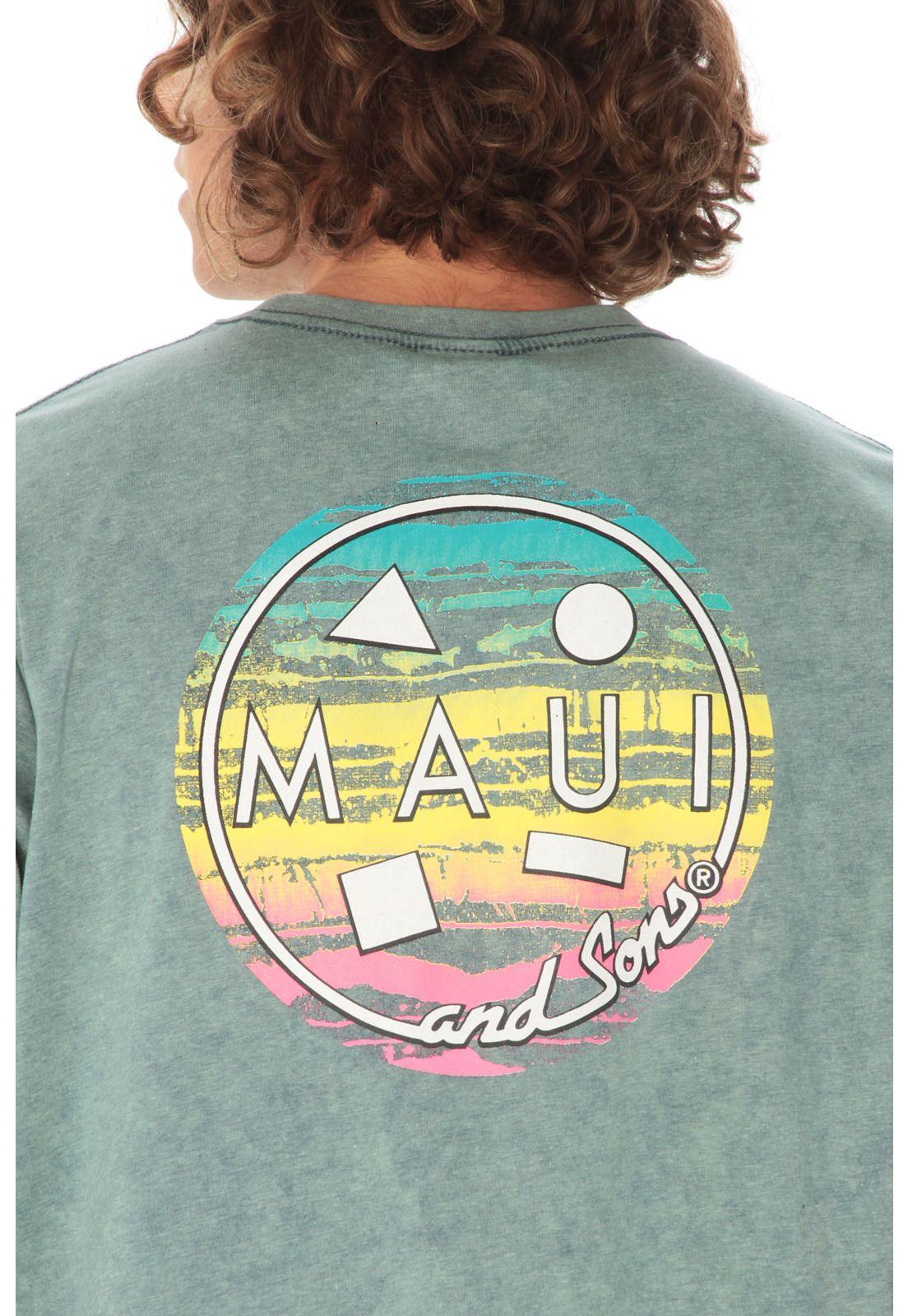 Polera M/C Basica Hombre 5P1061-MV21 Azul-2