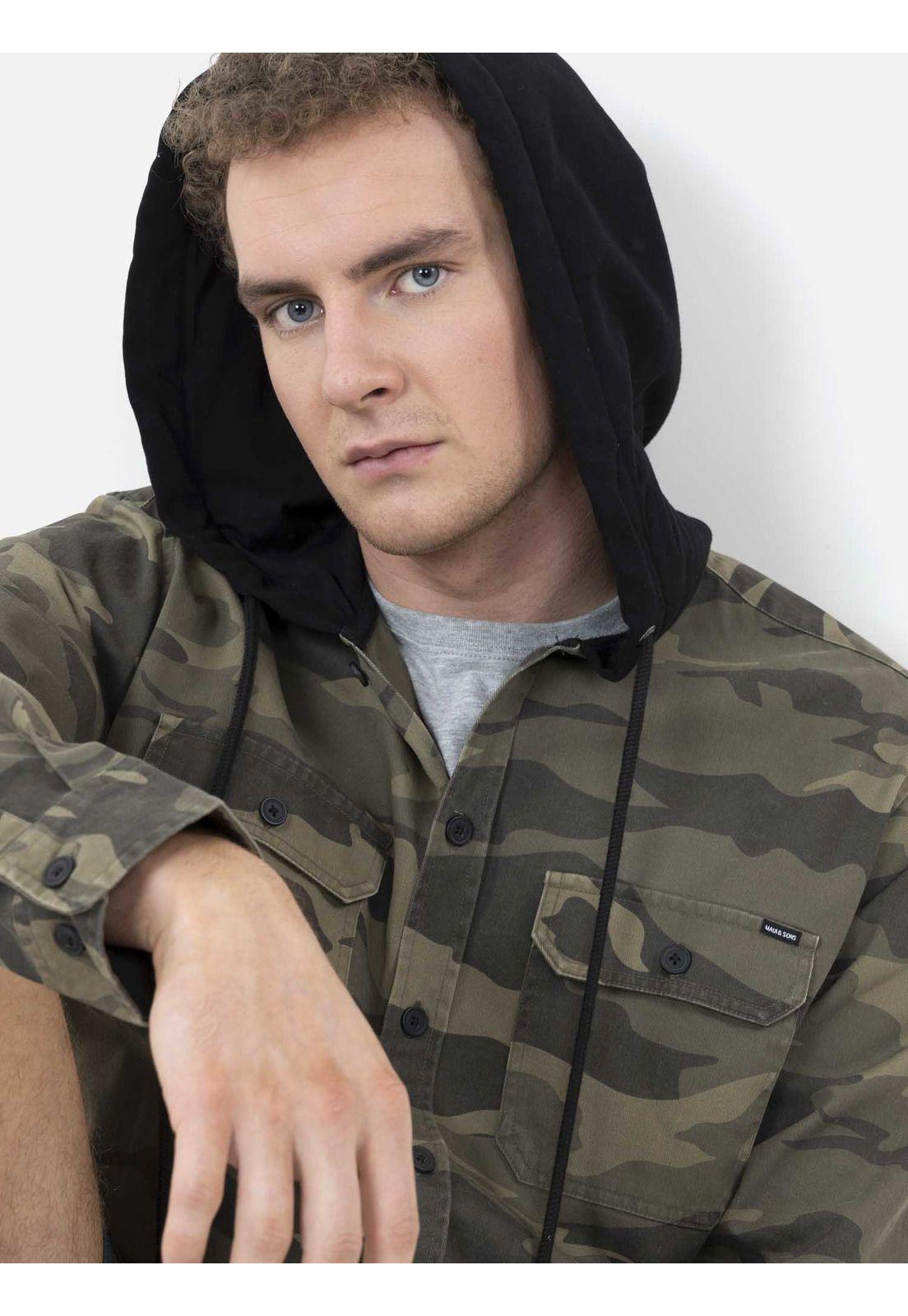 Camisa CAMO STREET Hombre Multicolor Maui and Sons-2