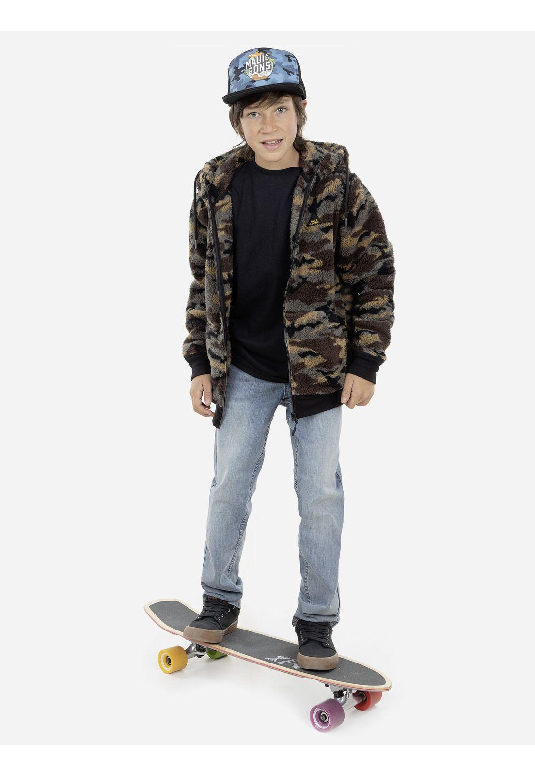 Poleron Juvenil 5O527-MI21 Verde Maui and Sons-3