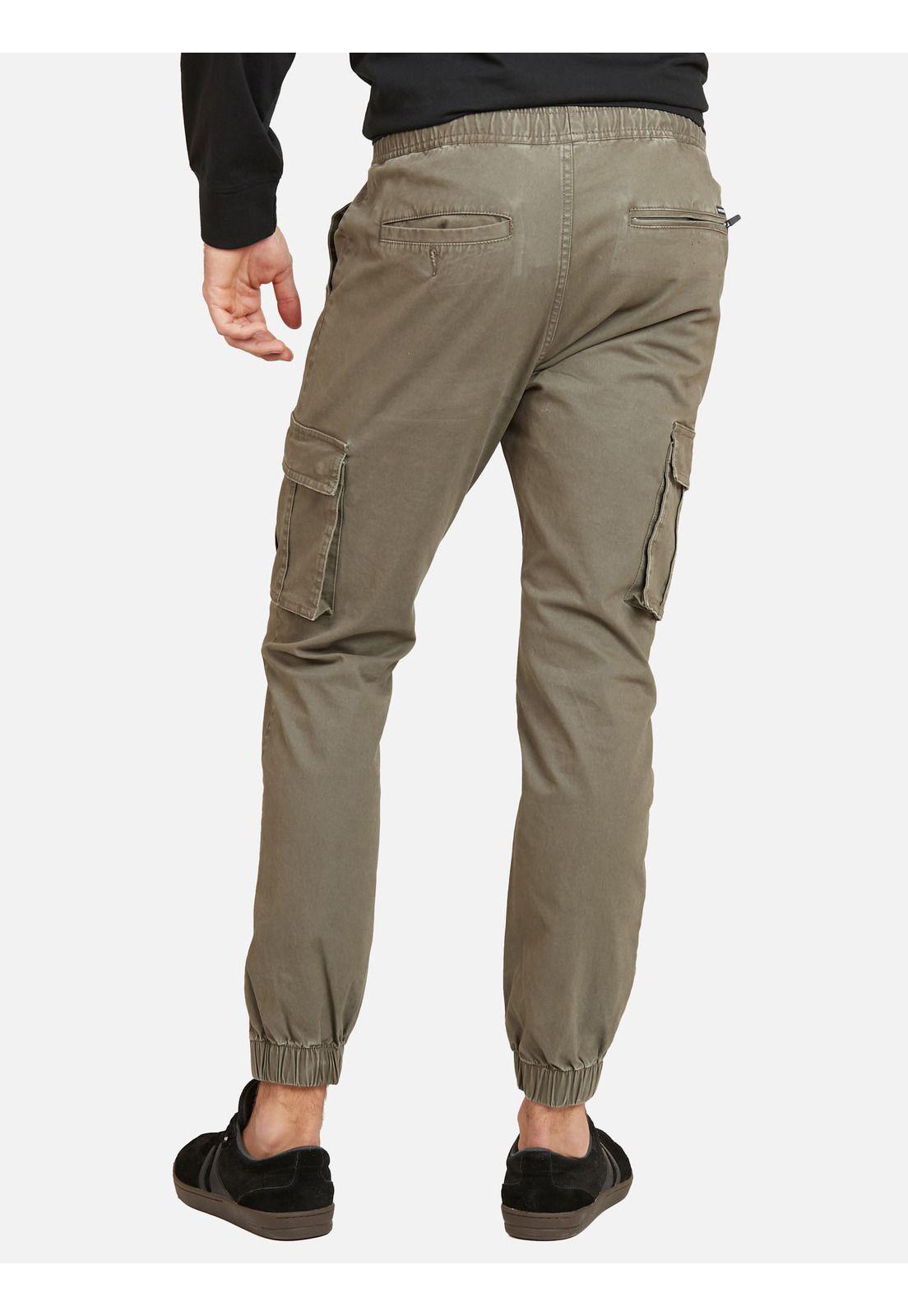 Pantalon Jogger Cargo Hombre Verde Maui And Sons-1