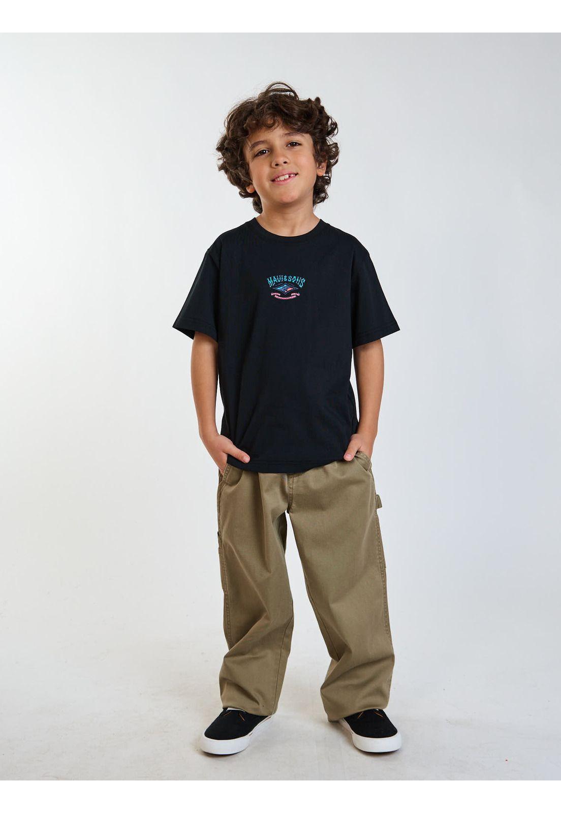 Polera MC Venice Negro Infantil Maui and Sons-6