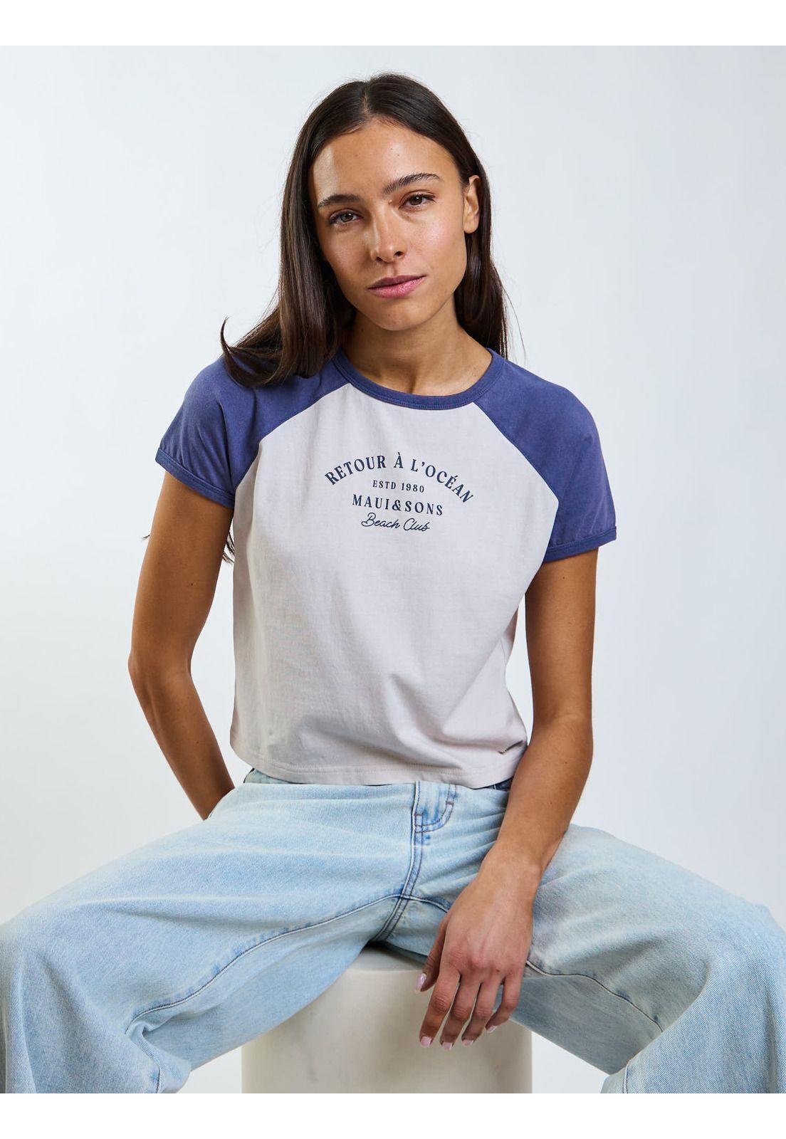 Polera MC Sena Celeste Mujer Maui and Sons-6