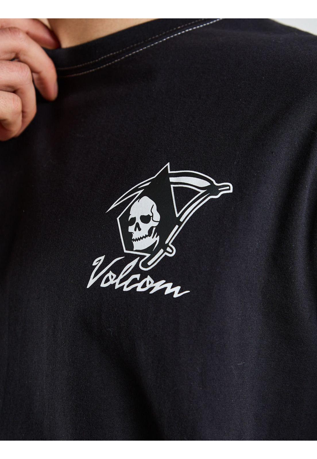 Polera MC Earth Trippin Negro Hombre Volcom-4