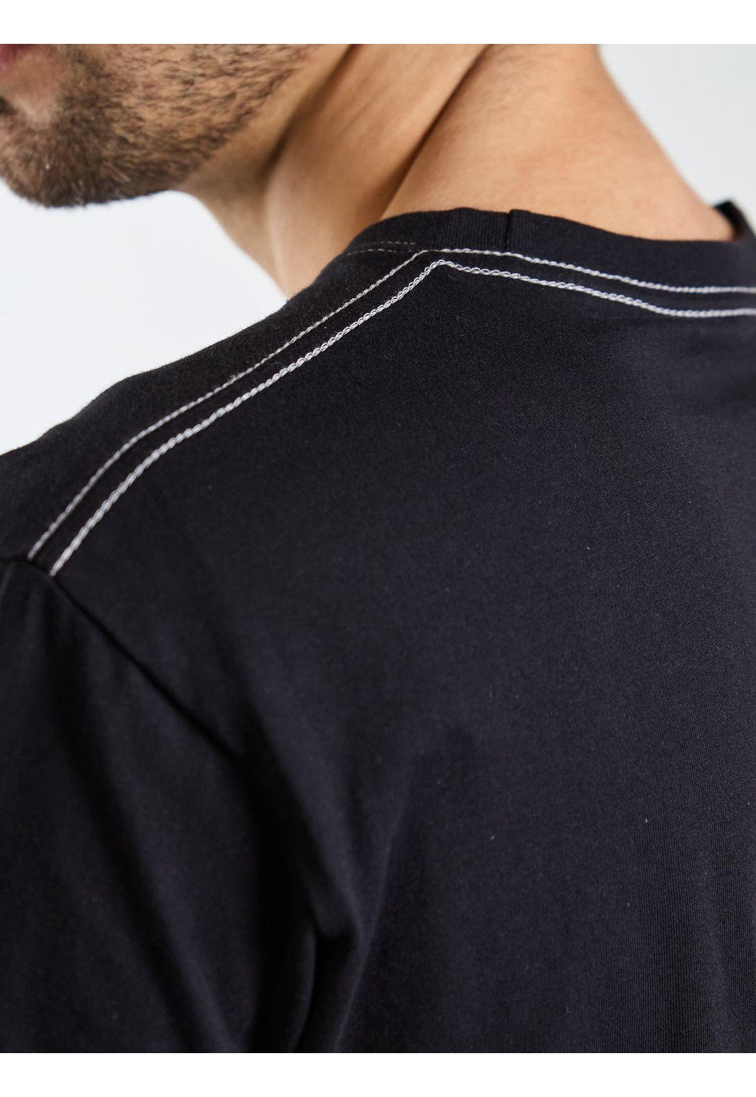 Polera MC Earth Trippin Negro Hombre Volcom-5