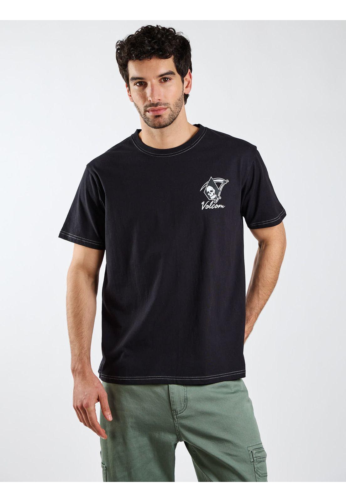 Polera MC Earth Trippin Negro Hombre Volcom-6