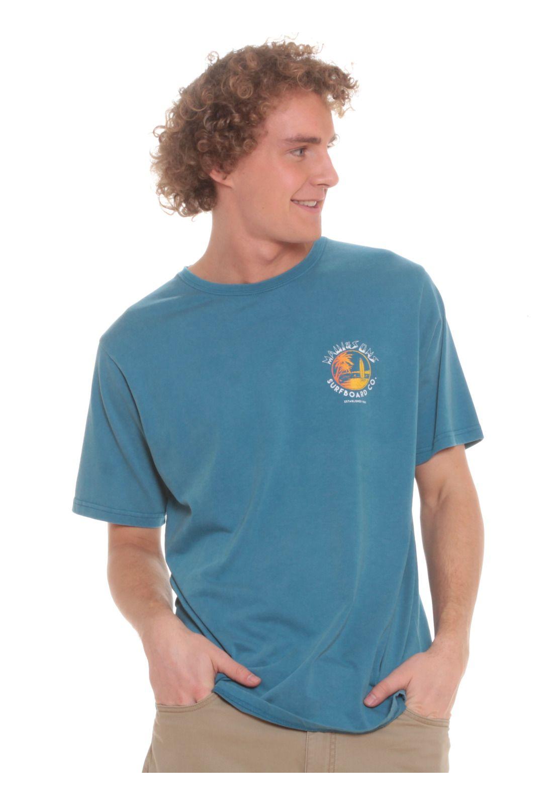Polera Hombre 5P190-MV20 Azul Maui and Sons-0