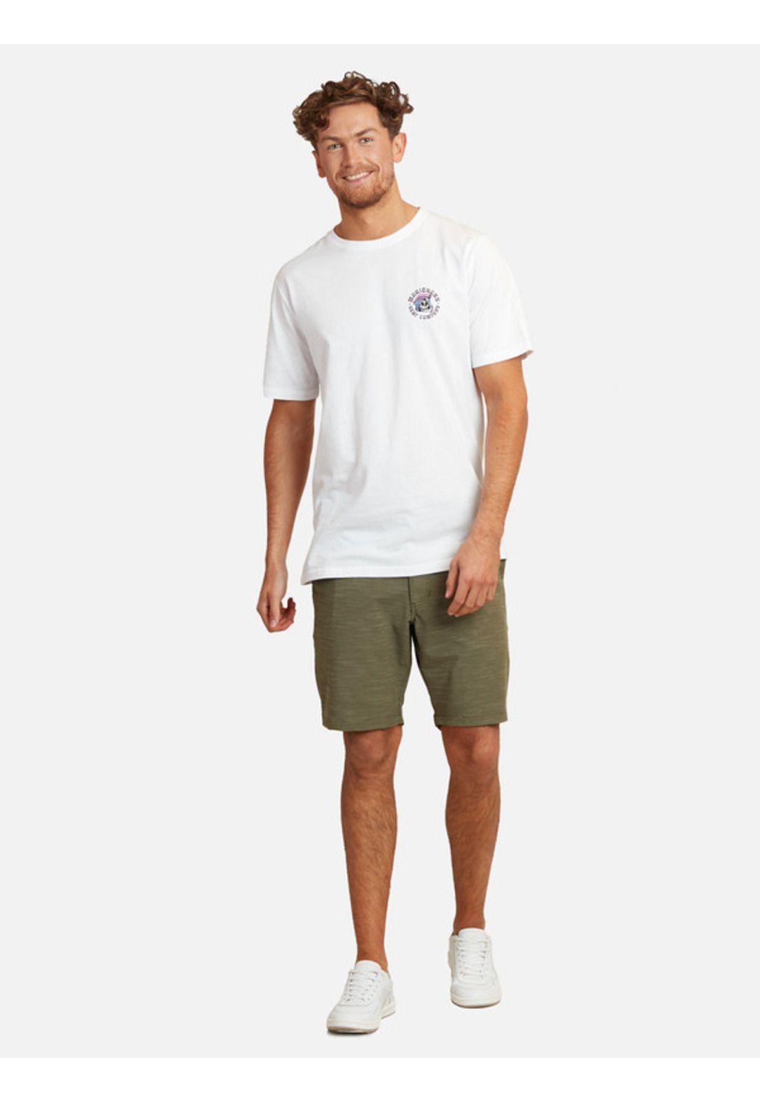 Polera Surf Company Kalaka Flowers Tees Organic Hombre Blanco Maui And Sons-3