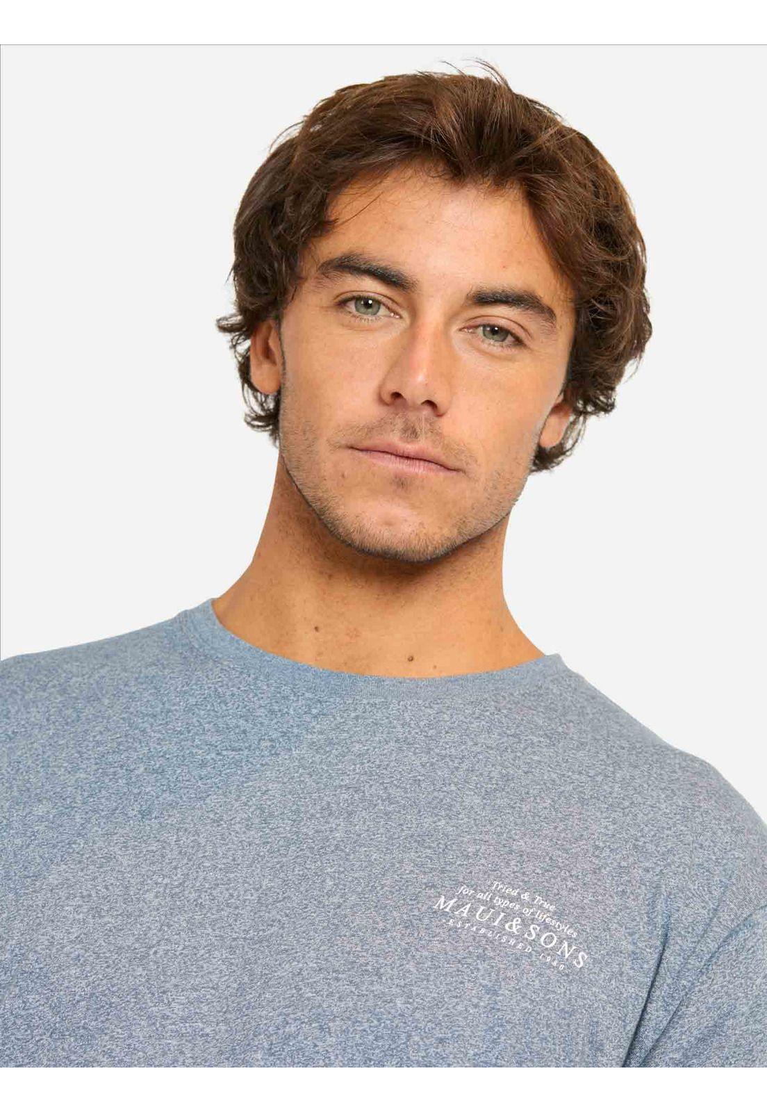 Polera MC Zarizo Celeste Hombre Maui And Sons-2