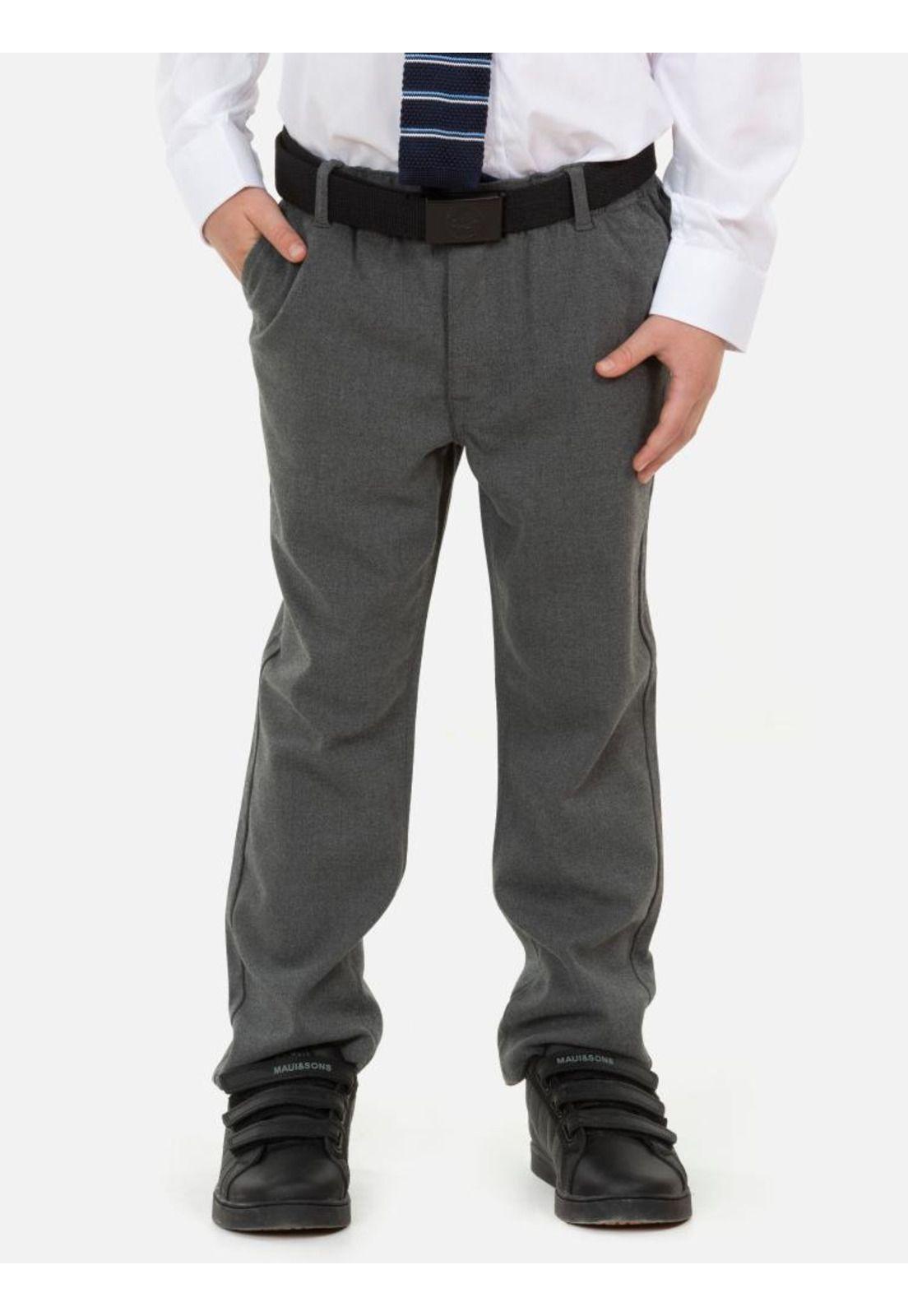 Pantalon Escolar Infantil Gris Maui and Sons-0