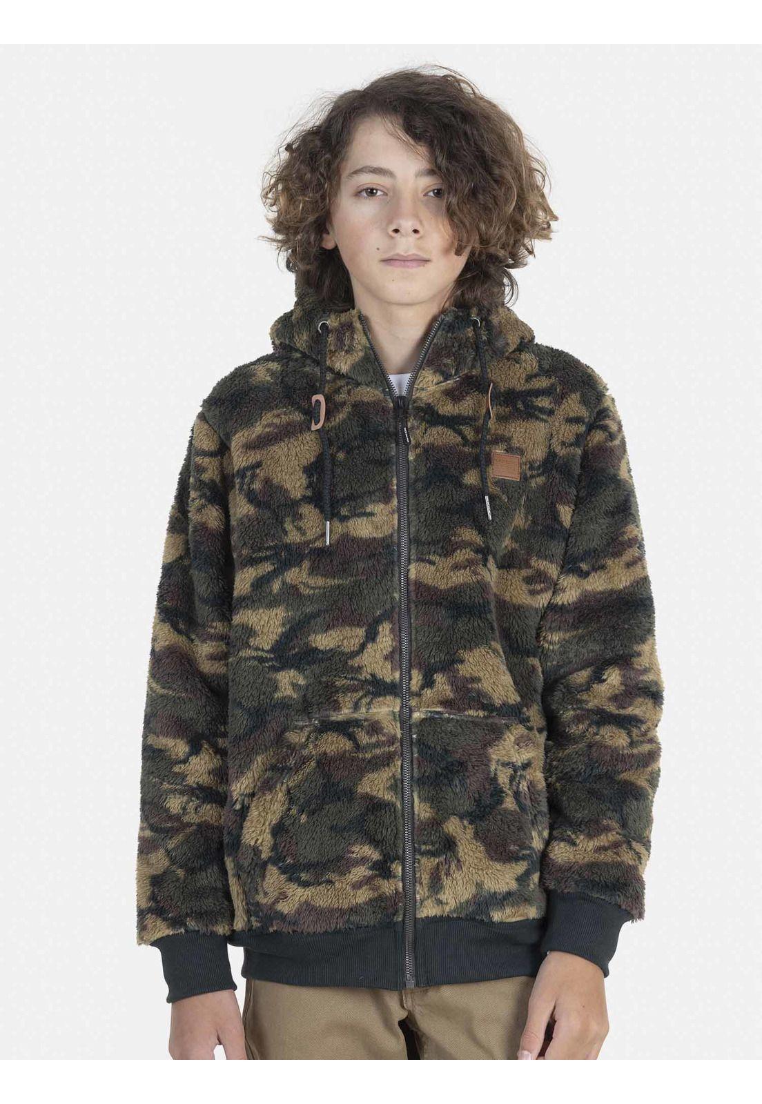Poleron Juvenil SUPER CAMO STREET Multicolor Maui and Sons-0