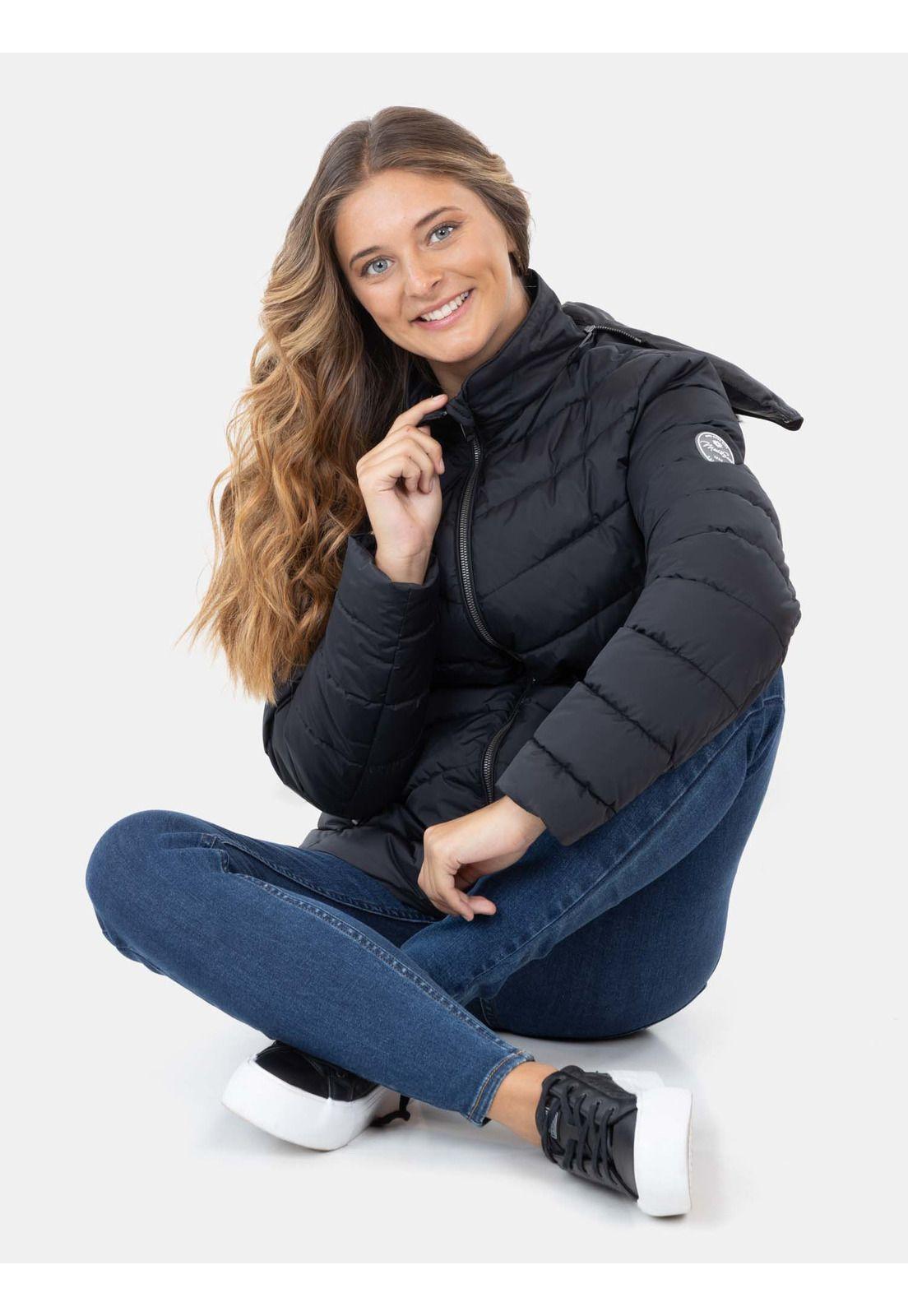 Parka South Coast Negro Mujer Maui And Sons-3
