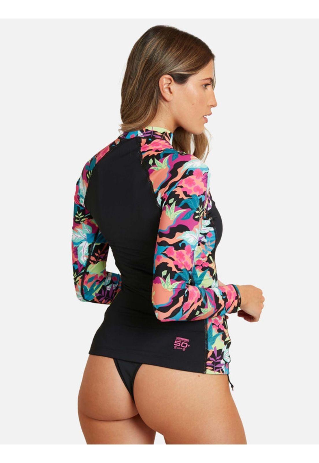 Polera UVP GlowSurge Coastal Multicolor Mujer Maui and sons-1