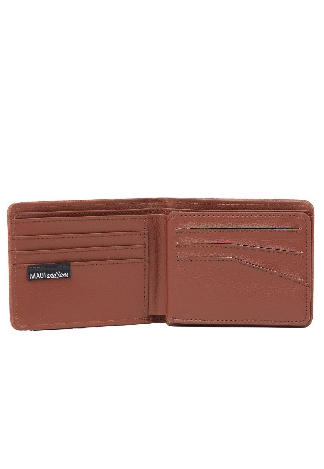 Billetera Hombre Café Maui and Sons 5AB126-MV20-1