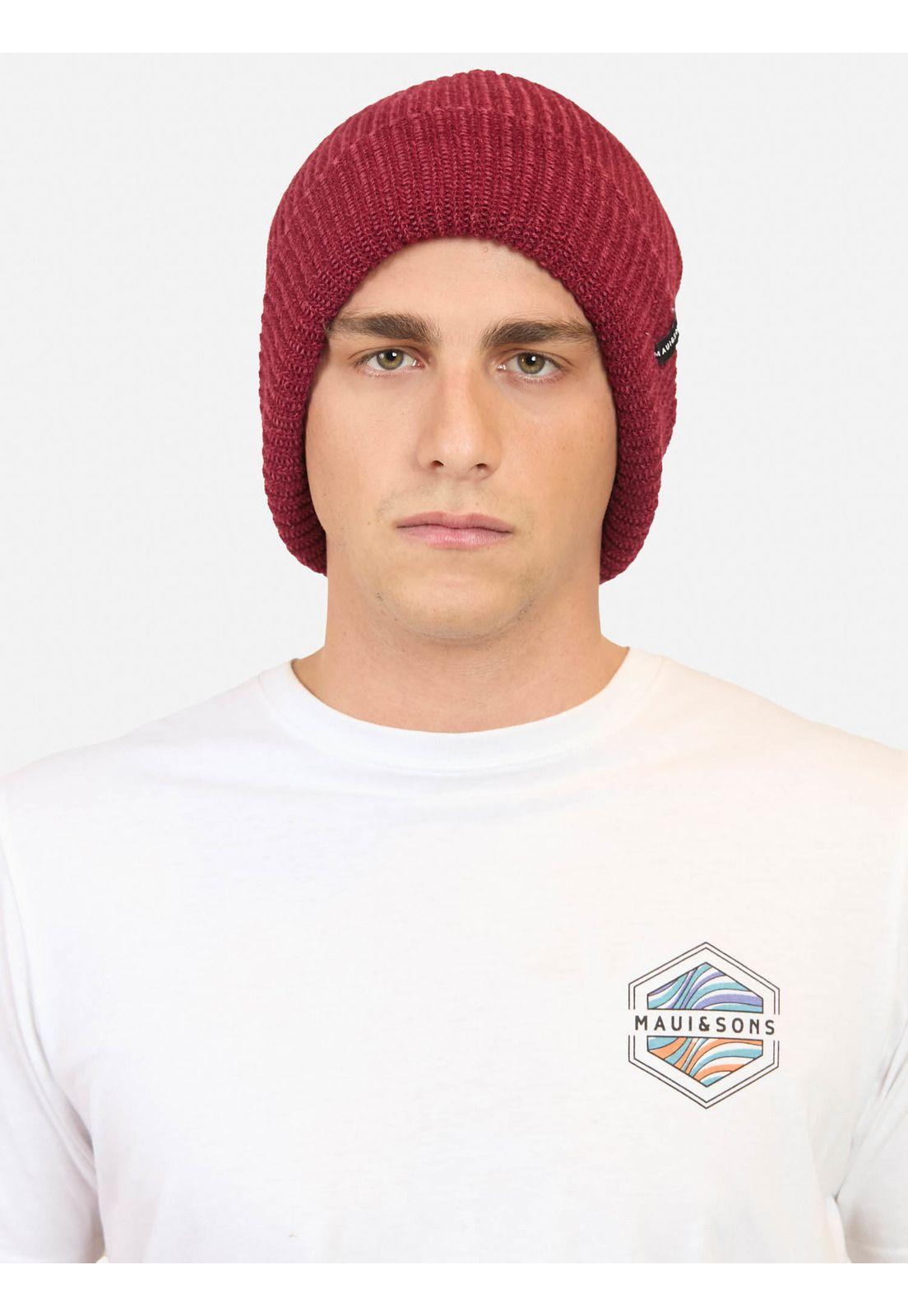 Gorro Panther Negro Hombre Maui And Sons-0
