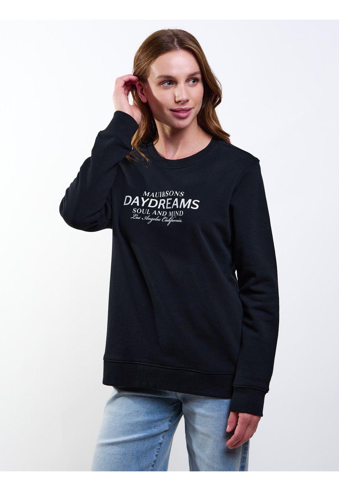 Poleron CR Salomon Negro Mujer Maui And Sons-4