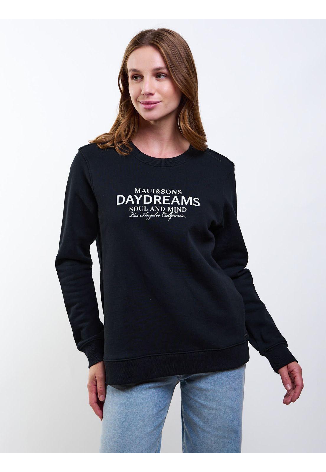 Poleron CR Salomon Negro Mujer Maui And Sons-5