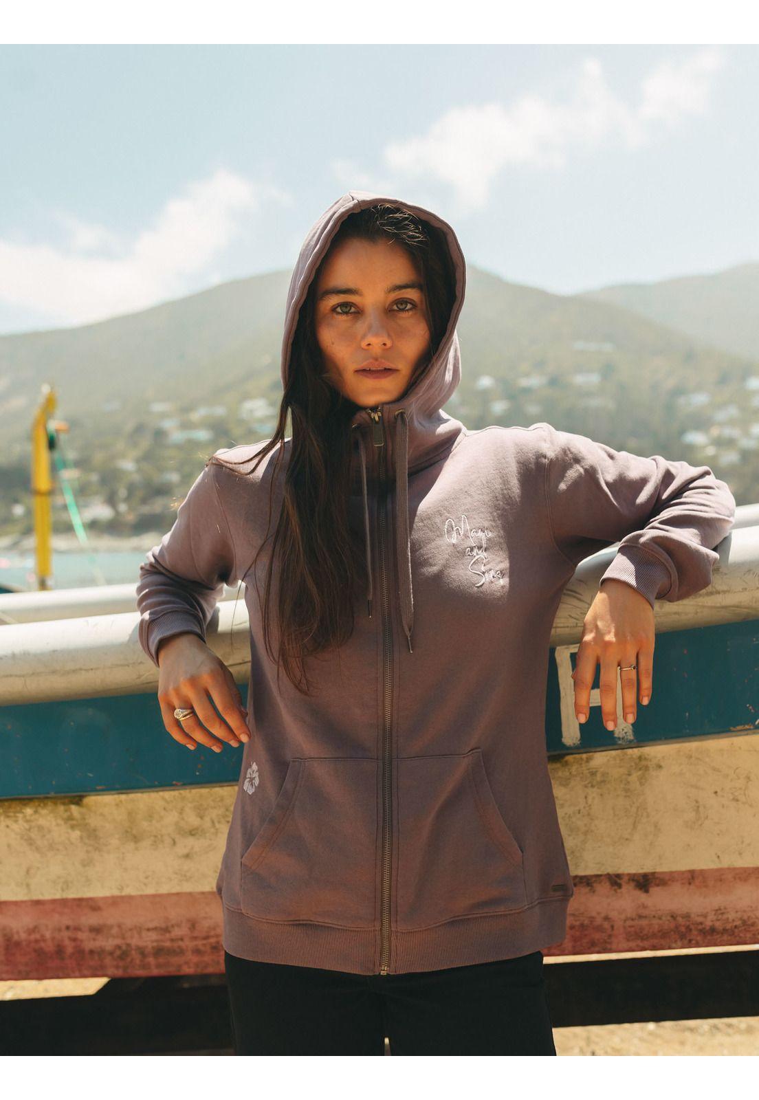 Poleron FZ Komodo Morado Mujer Maui And Sons-2