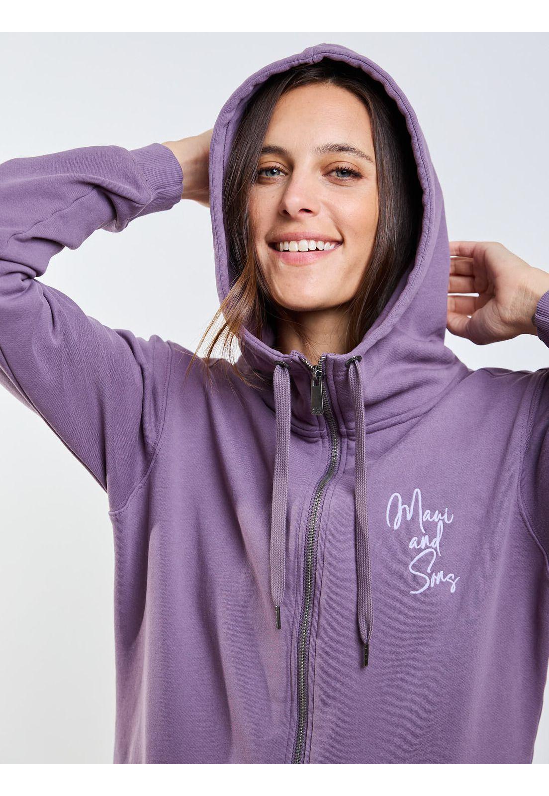 Poleron FZ Komodo Morado Mujer Maui And Sons-7