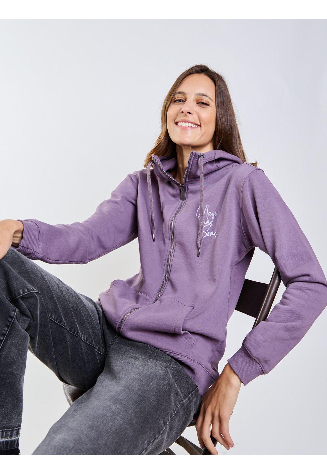 Poleron FZ Komodo Morado Mujer Maui And Sons-8